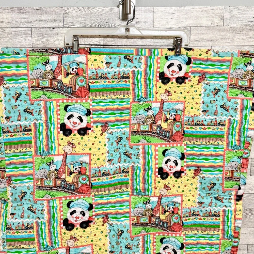 Handmade baby quilt
